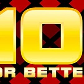 10s or Better slot logo by 1x2gaming at Harry Casino