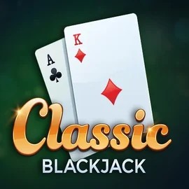 Classic Blackjack logo – Table Games by Red Tiger Gaming at Harry Casino