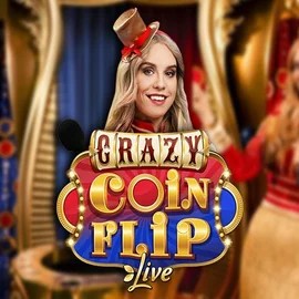 Crazy Coin Flip casino game by Evolution – featured logo at Harry Casino
