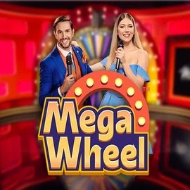 Mega Wheel online game logo by Pragmatic Play on harrycasinoo.uk