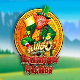 Slingo Rainbow Riches online game logo by Gaming Realms on harrycasinoo.uk